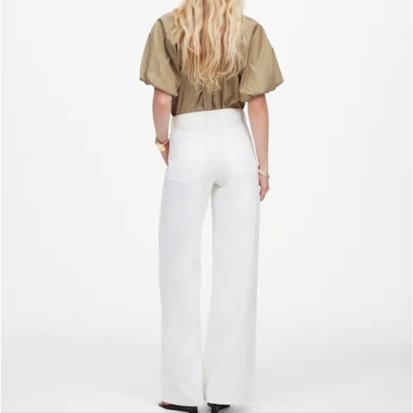 Madewell Petite Superwide-Leg Jeans Airy Denim 100% Cotton 90s Baggy 29P NWT - Picture 3 of 13